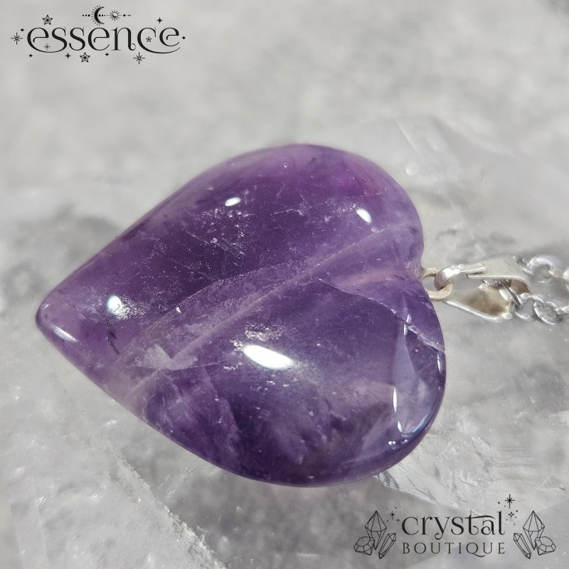 Amethyst Heart Pendant