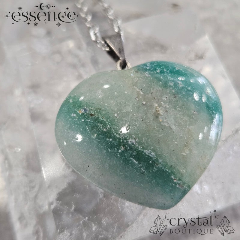 Green Aventurine Heart Pendant