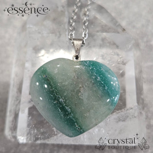 Green Aventurine Heart Pendant