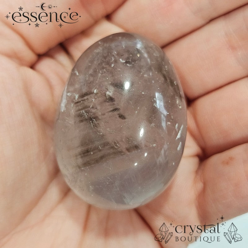 Smoky Quartz with Amethyst Egg