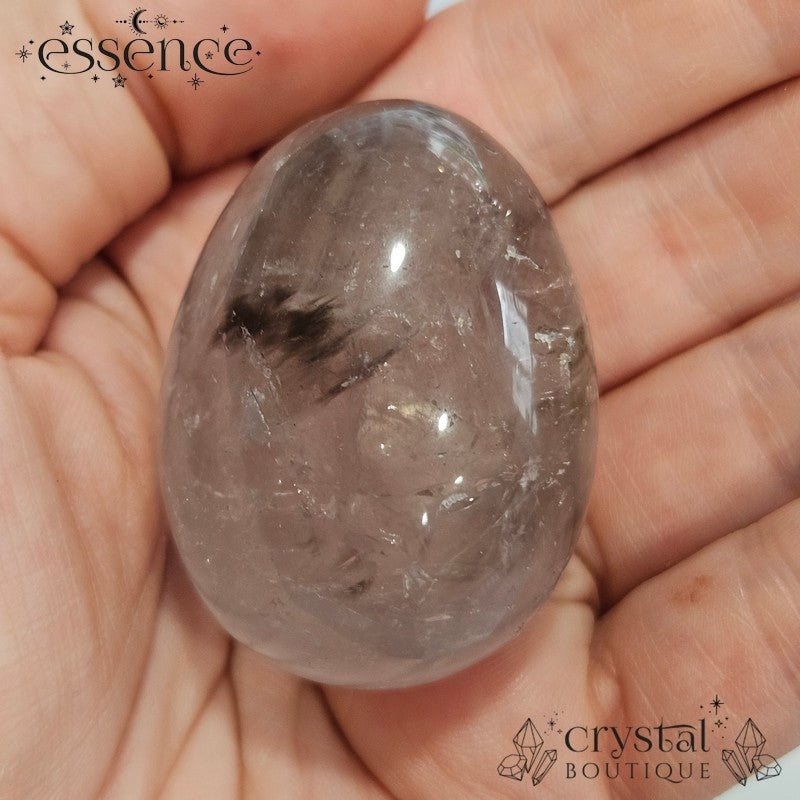 Smoky Quartz with Amethyst Egg