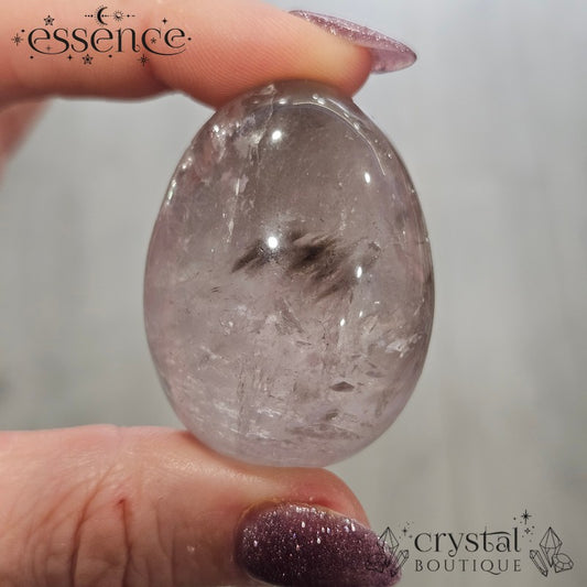 Smoky Quartz with Amethyst Egg
