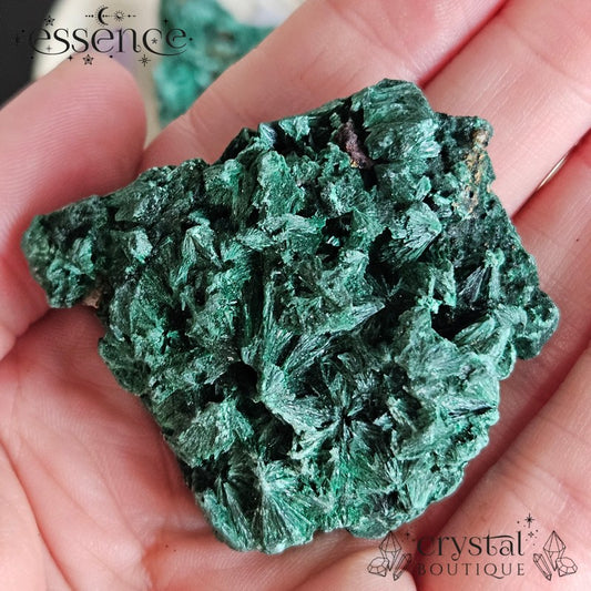 Raw Velvet Malachite – Fibrous Crystal Formation