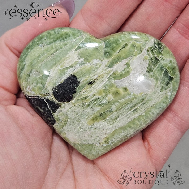 Tremolite Heart With Inclusions
