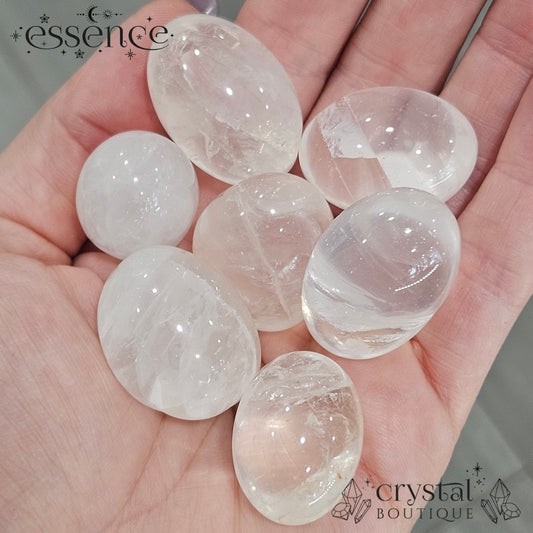 Milky Girasol Quartz Tumble Stone