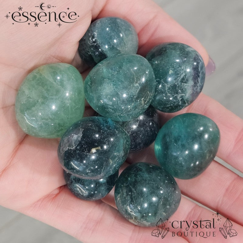 Green Fluorite Tumbled Stone