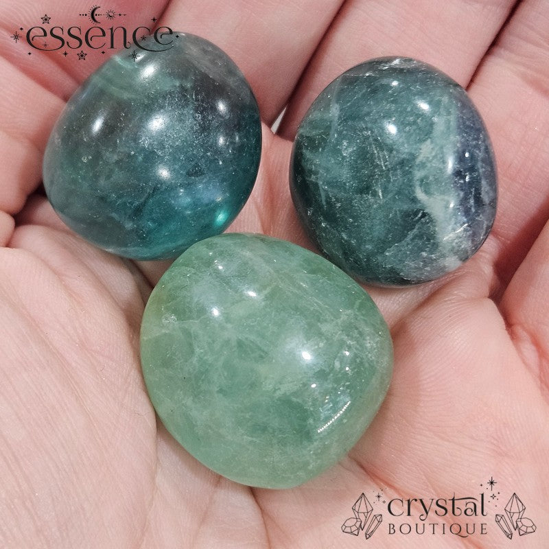Green Fluorite Tumbled Stone