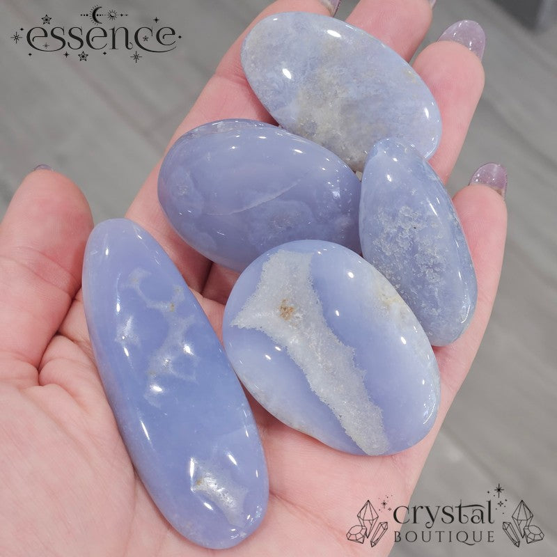Blue Lace Agate Tumble Stone