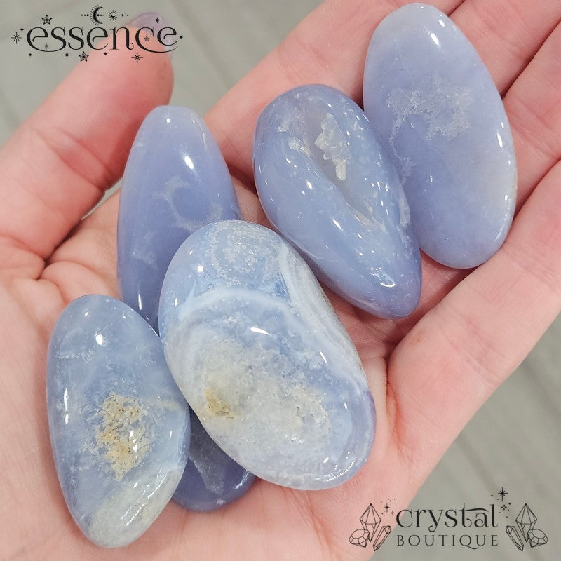 Blue Lace Agate Tumble Stone