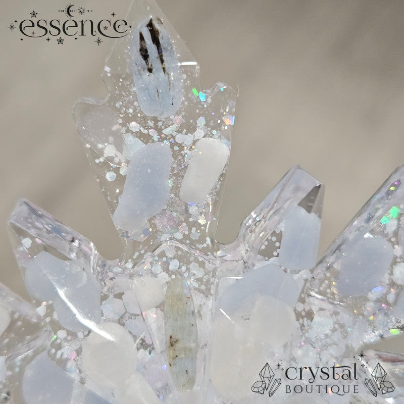 Crystal Resin Snowflake Decoration