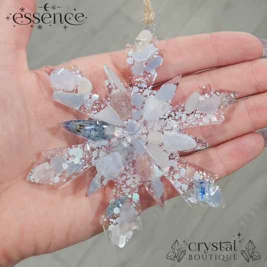 Crystal Resin Snowflake Decoration
