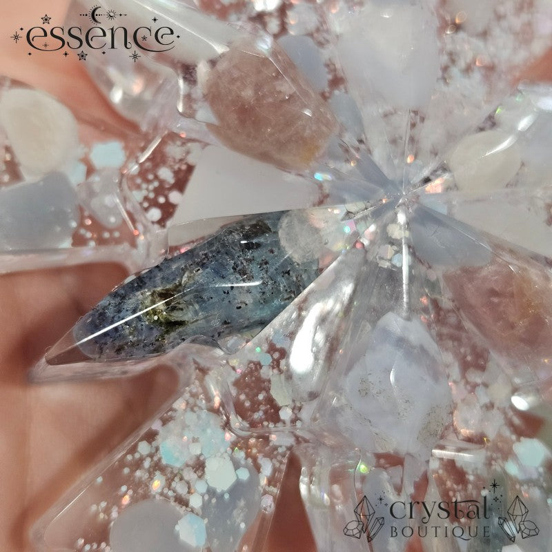 Crystal Resin Snowflake Decoration