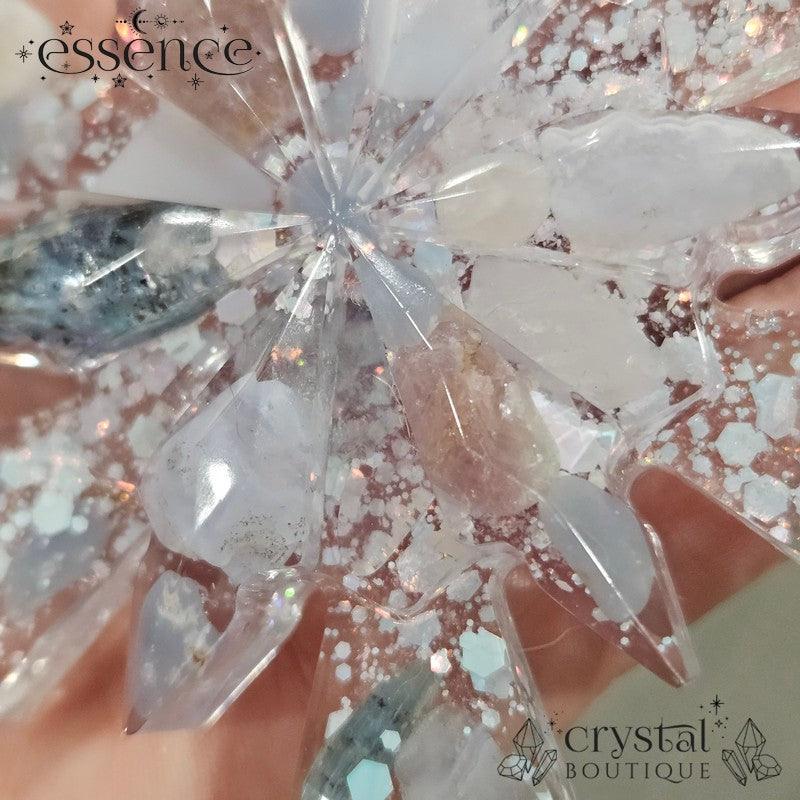 Crystal Resin Snowflake Decoration
