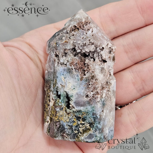 Pink Amethyst Tower – Earthy Sparkle & Soothing Strength 99g