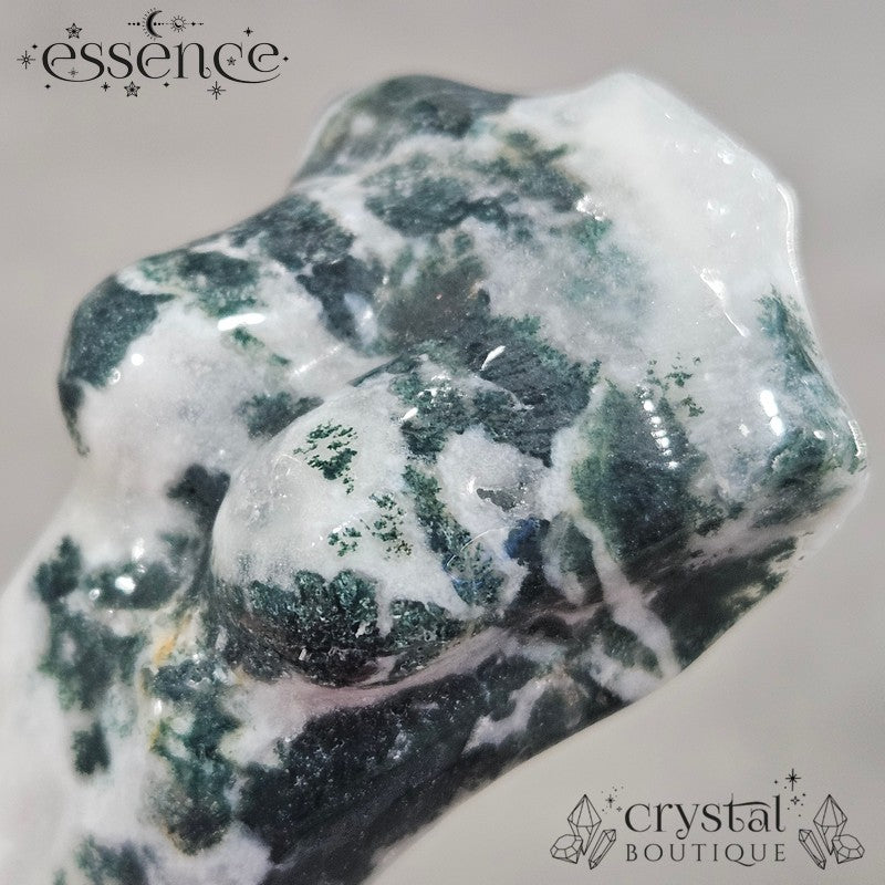 Moss Agate Goddess Torsos