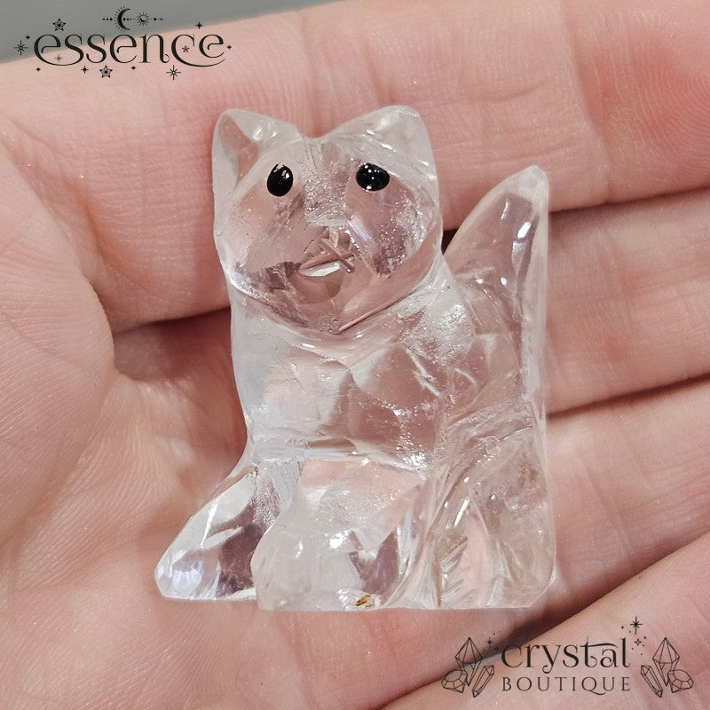Clear Quartz Cat