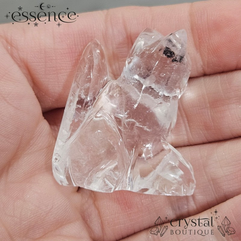 Clear Quartz Cat