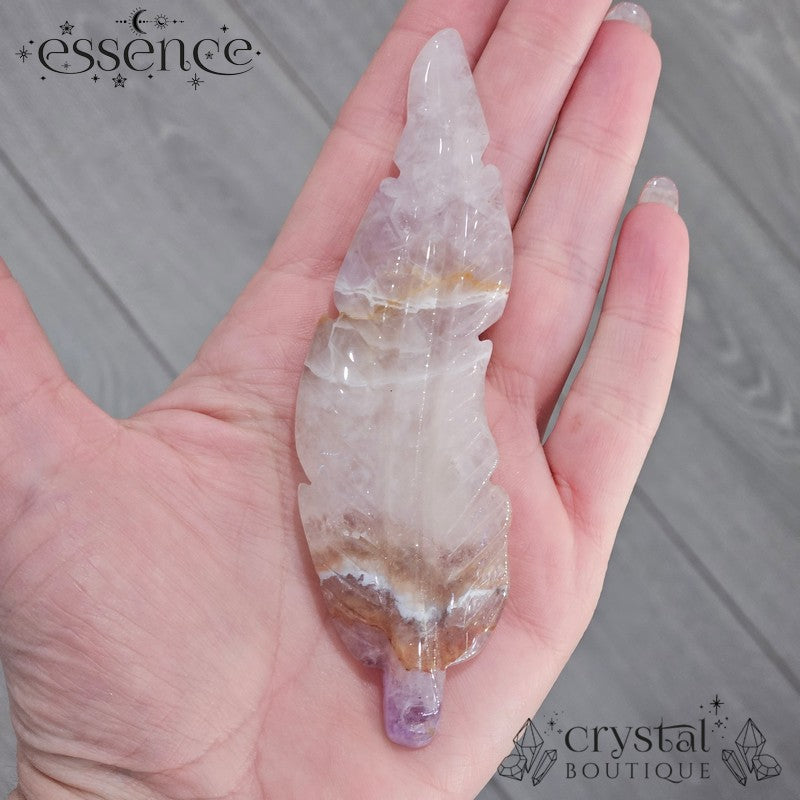 Amethyst Crazy Lace Agate Feathers