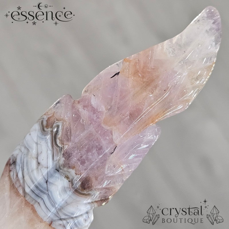 Amethyst Crazy Lace Agate Feathers