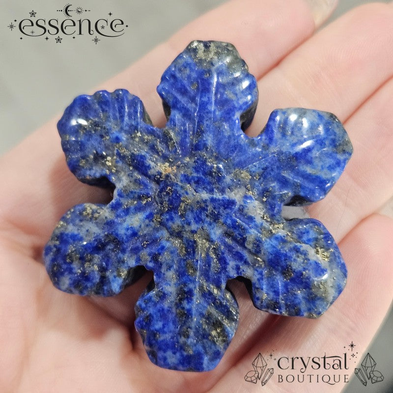 Lapis Lazuli Snowflakes