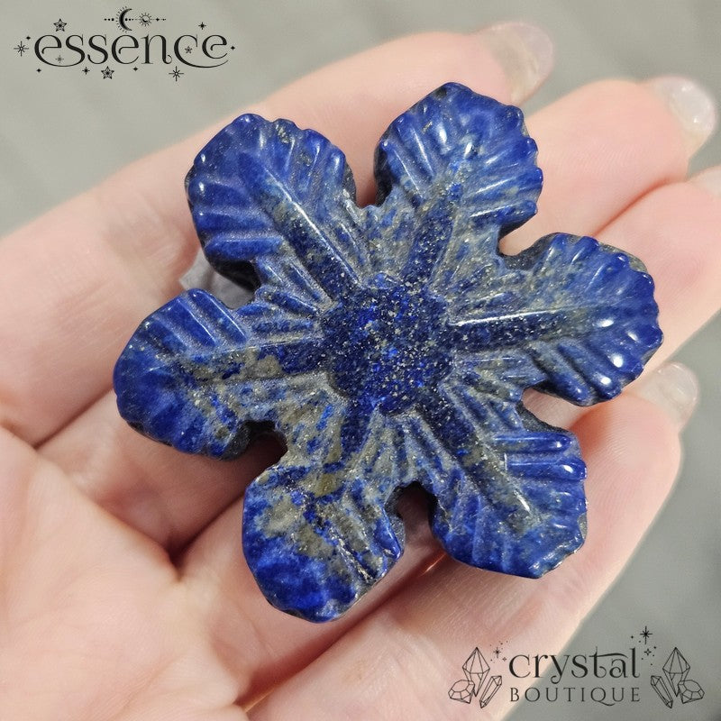Lapis Lazuli Snowflakes