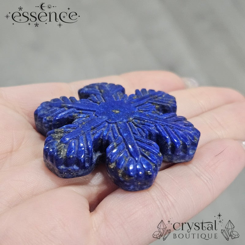 Lapis Lazuli Snowflakes