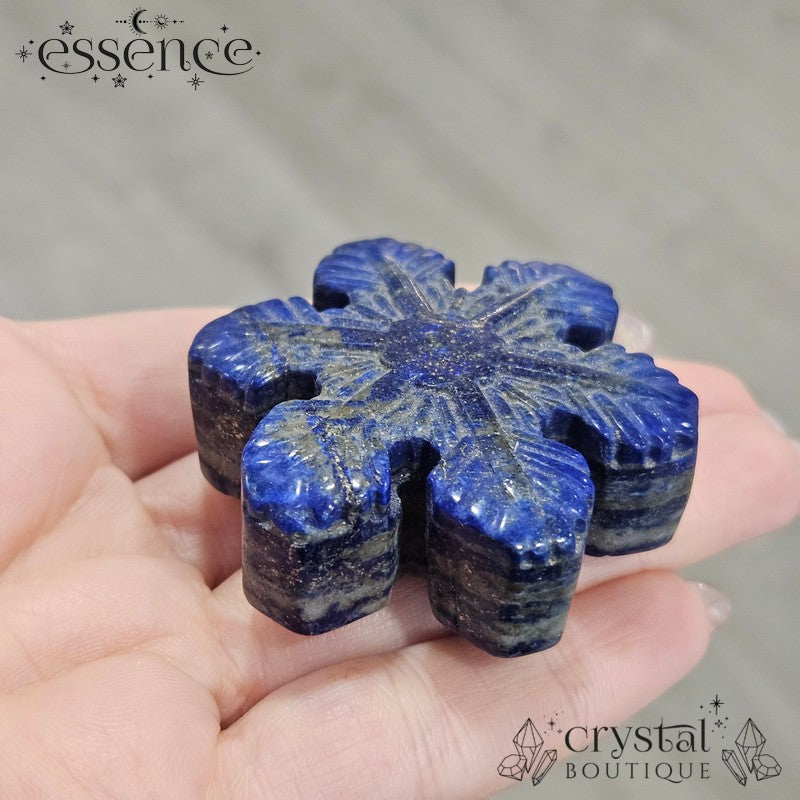 Lapis Lazuli Snowflakes