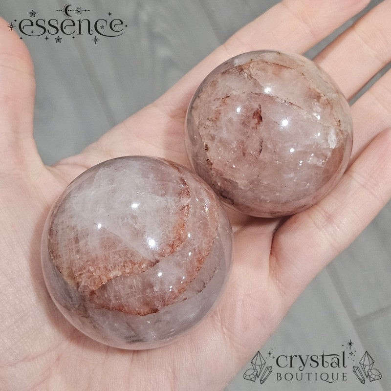 Fire Quartz Spheres