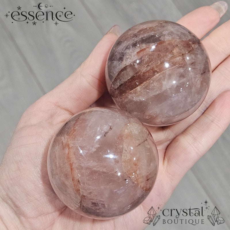 Fire Quartz Spheres