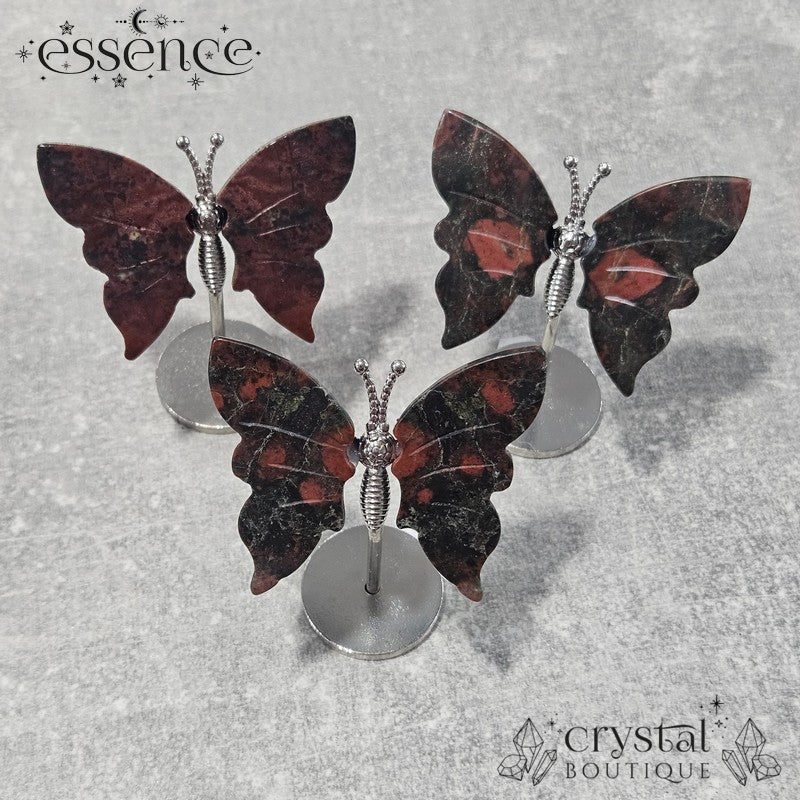 Dragon Blood Jasper Butterflies 🦋