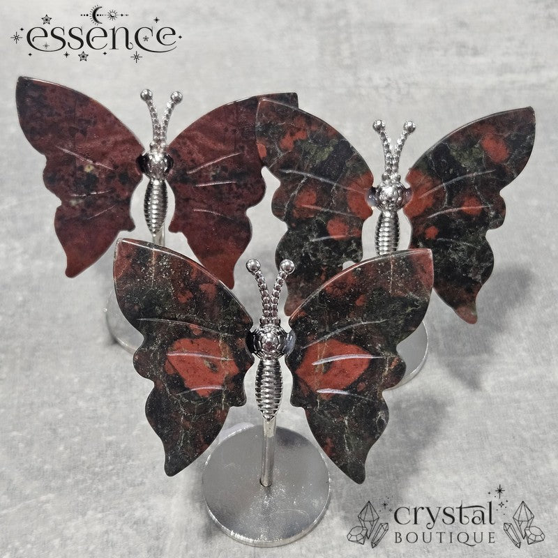 Dragon Blood Jasper Butterflies 🦋
