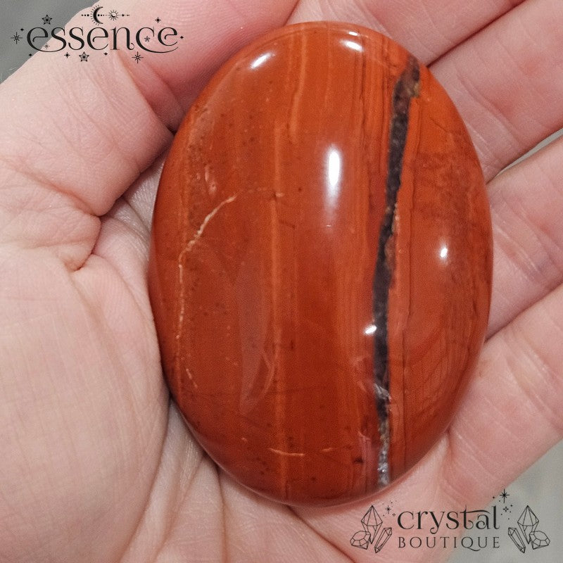 Red Jasper Palm Stones (large)