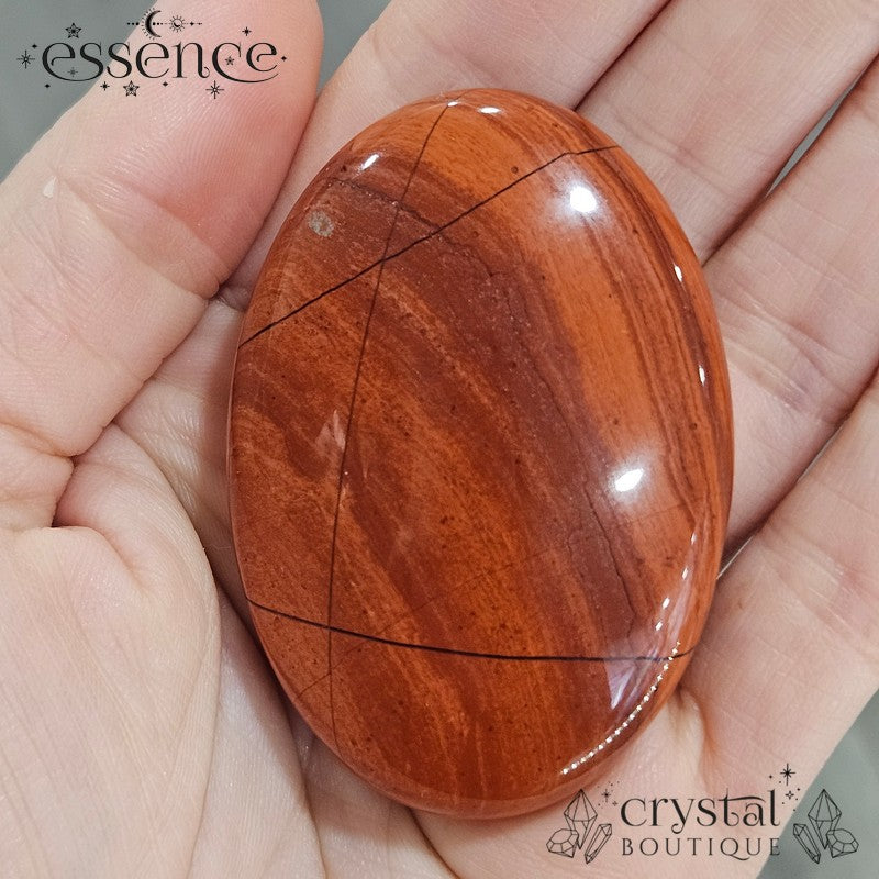 Red Jasper Palm Stones (large)