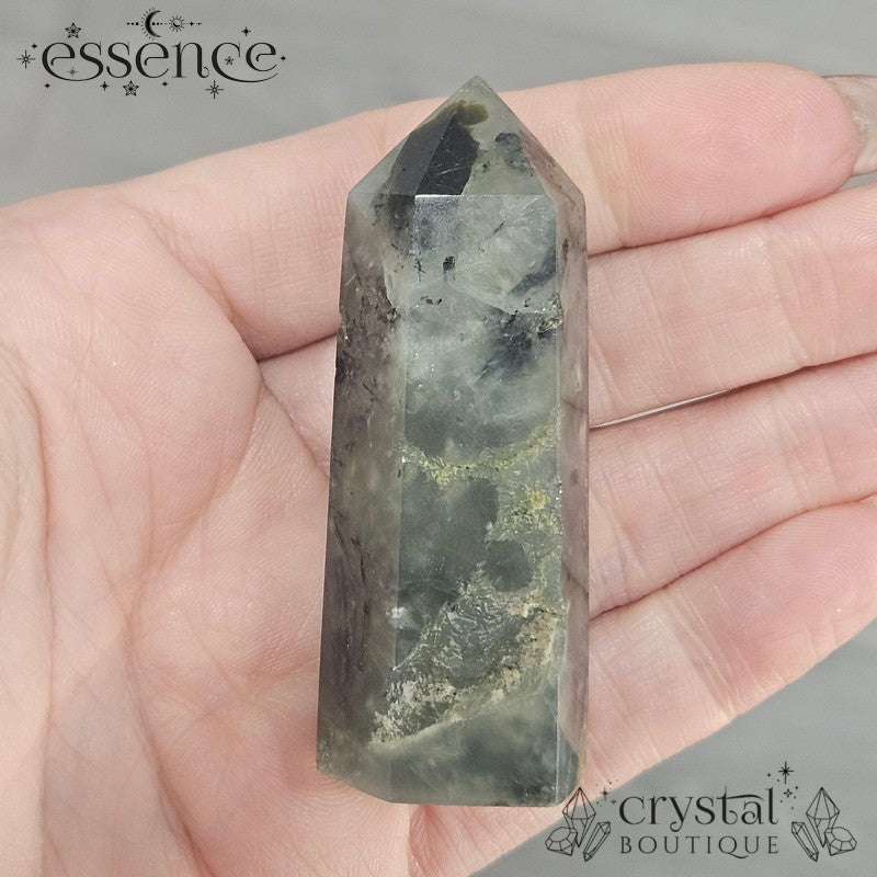 Prehnite With Epidote Towers