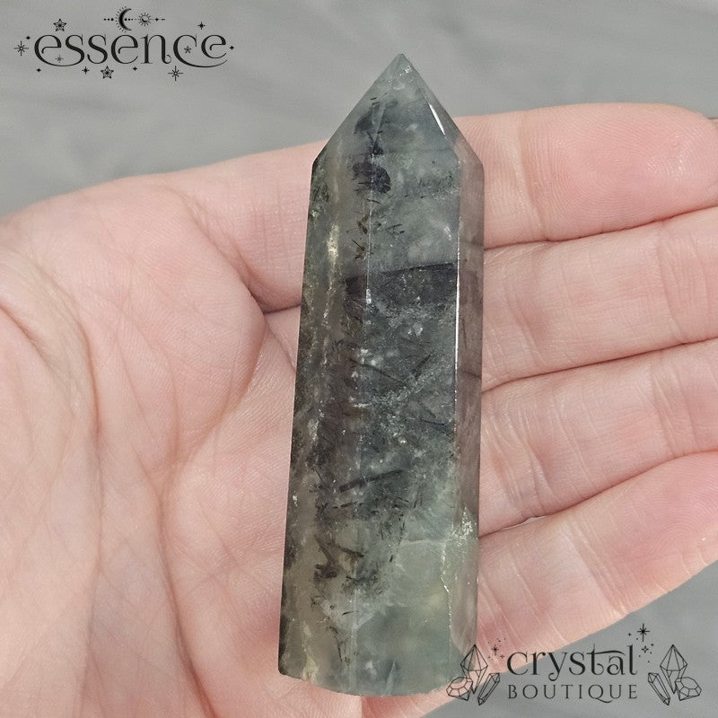 Prehnite With Epidote Towers