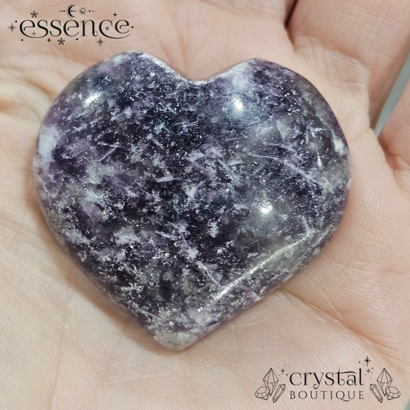 Lepidolite Hearts