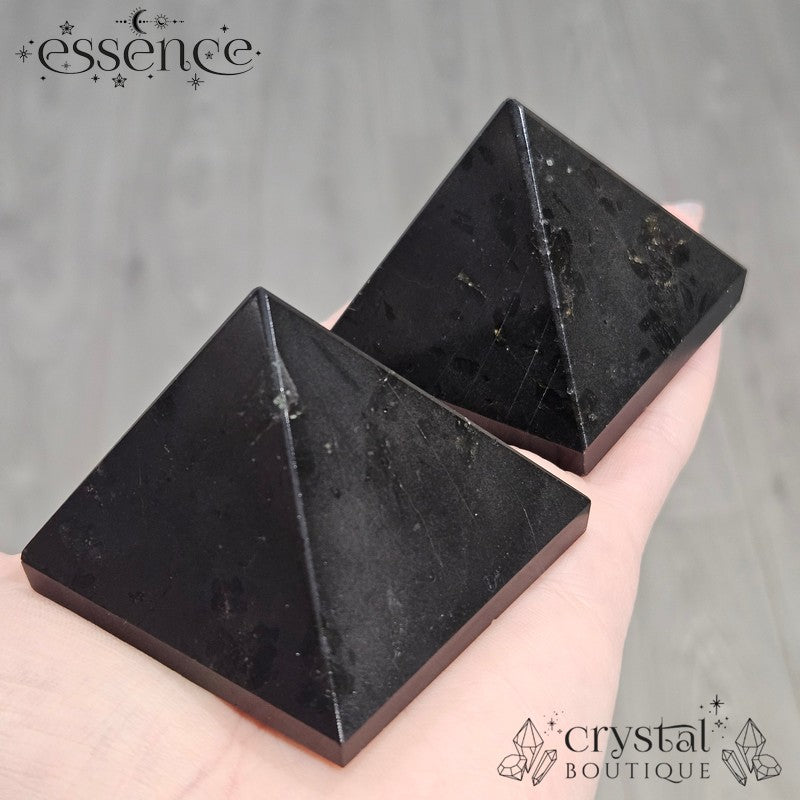 Black Tourmaline Pyramids