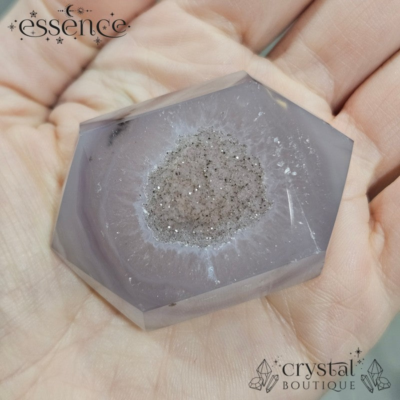 Agate Druzy Double point free forms