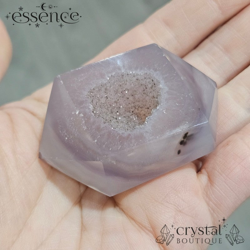 Agate Druzy Double point free forms