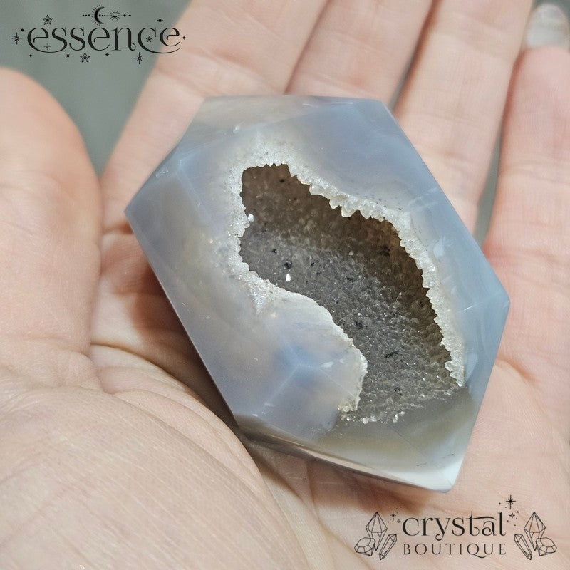 Agate Druzy Double point free forms