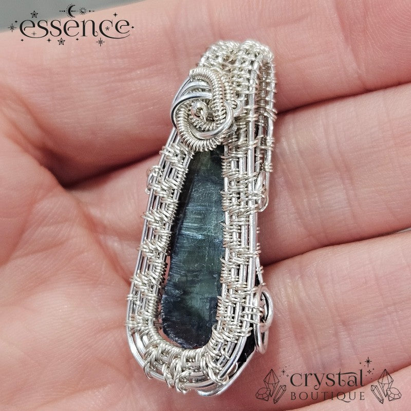 Vivianite Wire Wrapped Pendants
