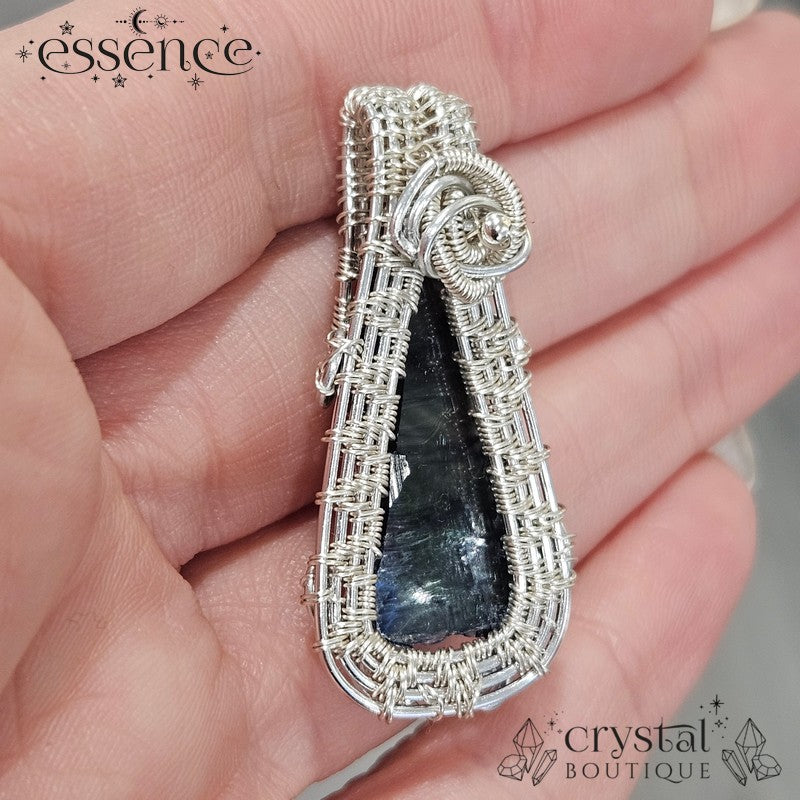 Vivianite Wire Wrapped Pendants