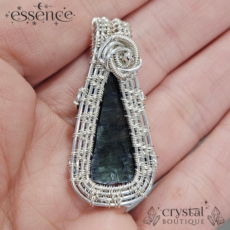 Vivianite Wire Wrapped Pendants