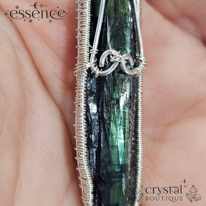 Vivianite Wire Wrapped Pendants
