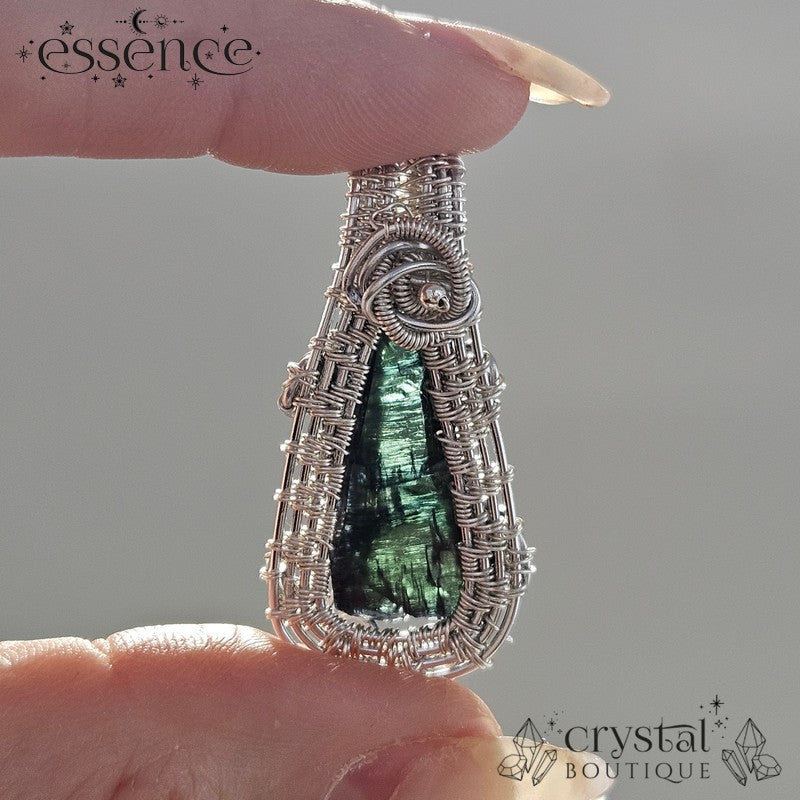 Vivianite Wire Wrapped Pendants