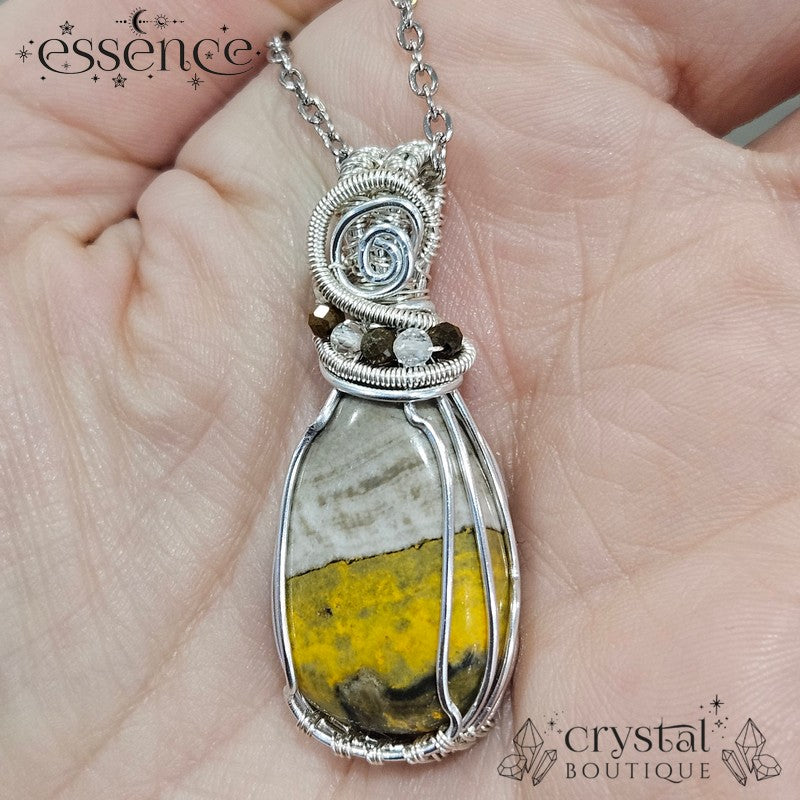 Bumble bee jasper Pendants
