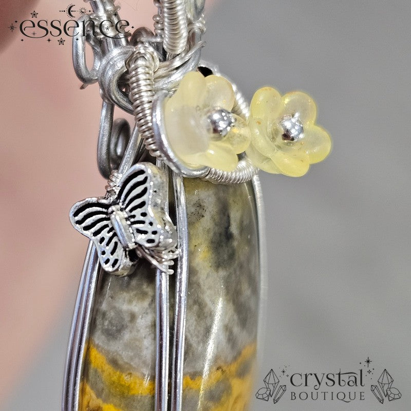 Bumble bee jasper Pendants