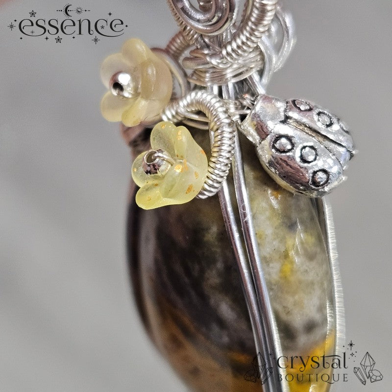 Bumble bee jasper Pendants