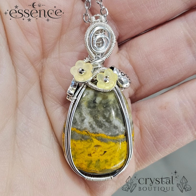 Bumble bee jasper Pendants