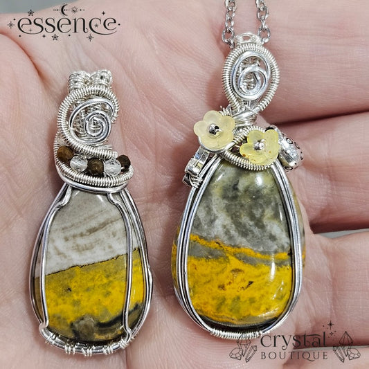 Bumble bee jasper Pendants